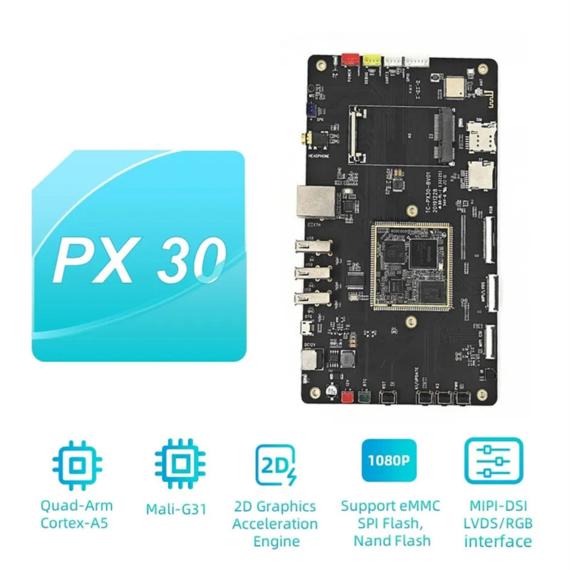 RockChip PX30 Dört Çekirdekli 64 Bit Geliştirme Kurulu